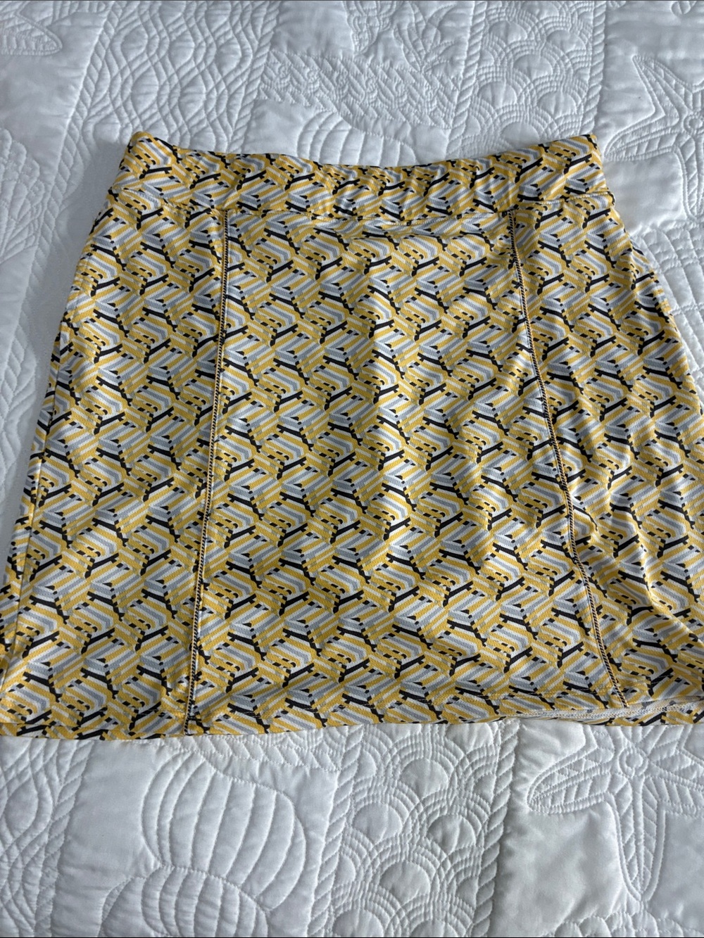 Sport Haley Yellow Patterned Women's Skort